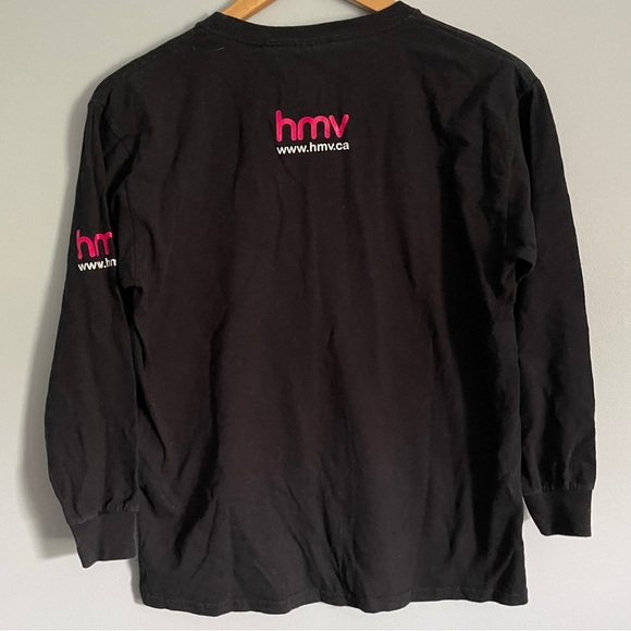 Y/L Gildan Y2K HMV Long Sleeved T-Shirt - Picture 2 of 3